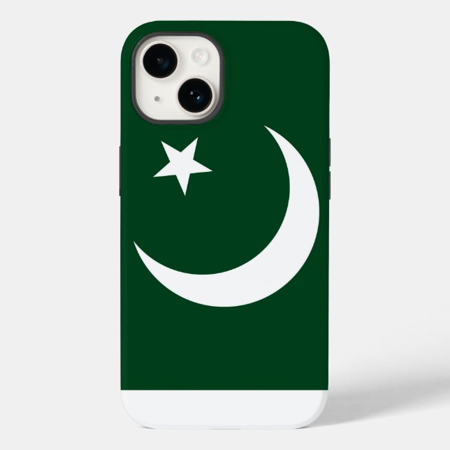 Patriotic Apple 14 Fodral-Mate, Pakistan flagga (Baksida)