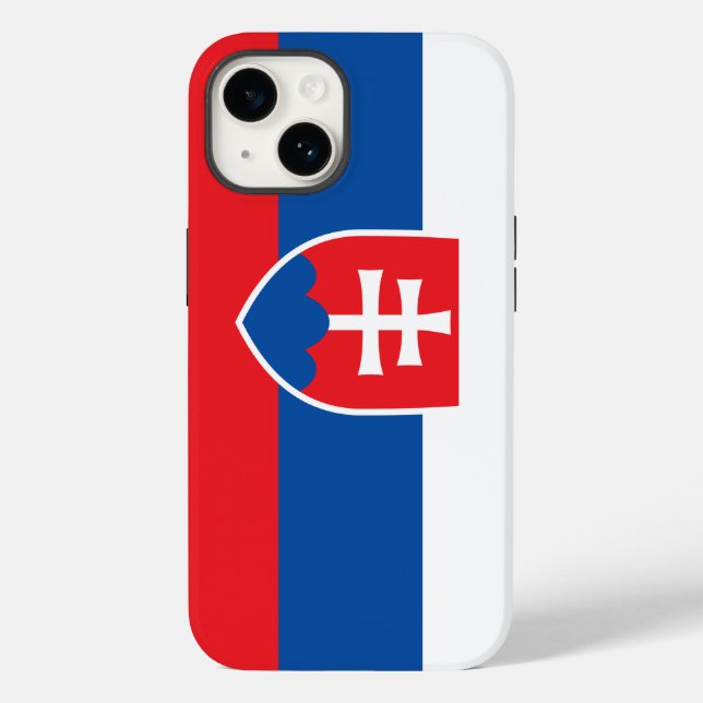 Patriotic Apple 14 Fodral-Mate, Slovakien flagga (Baksida)