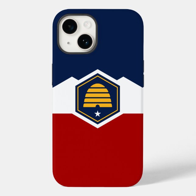 Patriotic Apple Case-Mate, Utah Flag, USA (Baksida)
