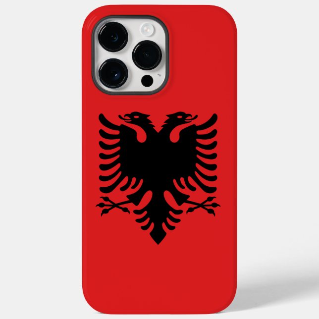Patriotic Apple Fodral-Mate, Albanien flagga-Mate (Baksida)