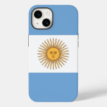 Patriotic Apple Fodral-Mate, Argentina flagga-Mat