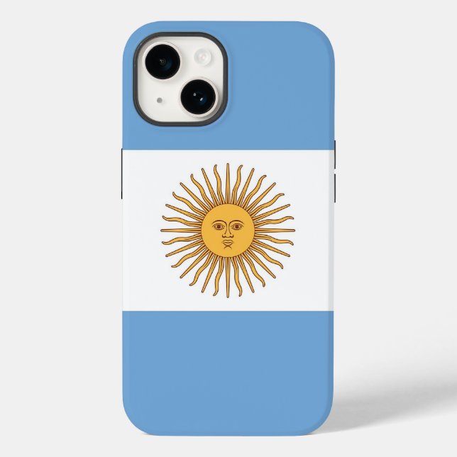 Patriotic Apple Fodral-Mate, Argentina flagga-Mat (Baksida)