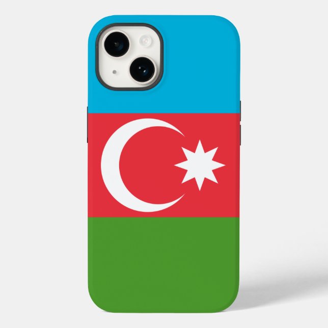 Patriotic Apple Fodral-Mate, Azerbajdzjan flagga (Baksida)