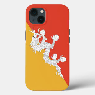 Patriotic Apple Fodral-Mate, Bhutan Flagga