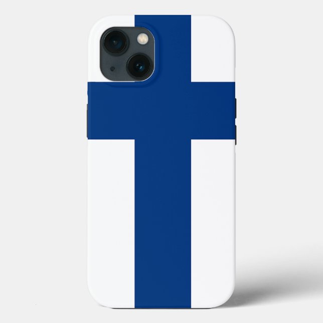 Patriotic Apple Fodral-Mate, Finland Flagga (Baksida)