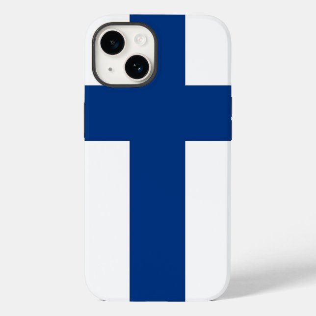 Patriotic Apple Fodral-Mate, Finland Flagga-Mate (Baksida)