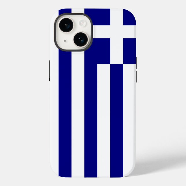 Patriotic Apple Fodral-Mate, Greece Flagga Fodral- (Baksida)