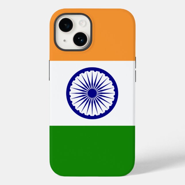 Patriotic Apple Fodral-Mate, India flagga Fodral-M (Baksida)