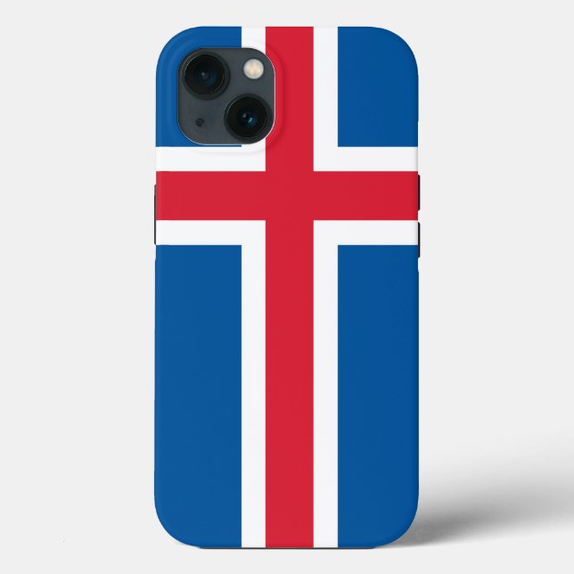 Patriotic Apple Fodral-Mate, Islandet flagga (Baksida)