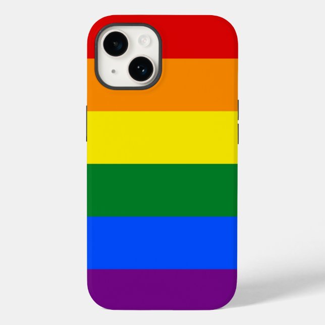 Patriotic Apple Fodral-Mate, LGBT Rainbow flagga F (Baksida)