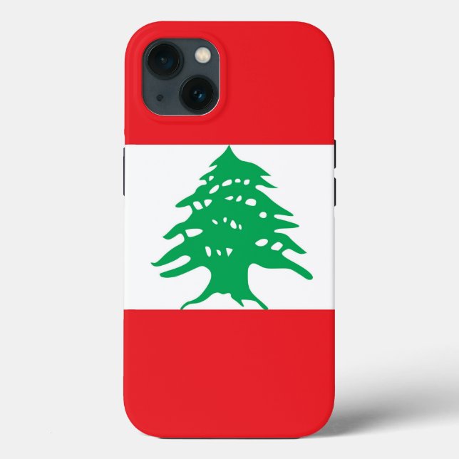 Patriotic Apple Fodral-Mate, Libanon flagga (Baksida)