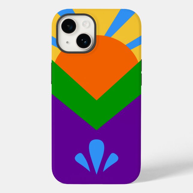 Patriotic Apple Fodral-Mate, Manitou Vår flagga (Baksida)