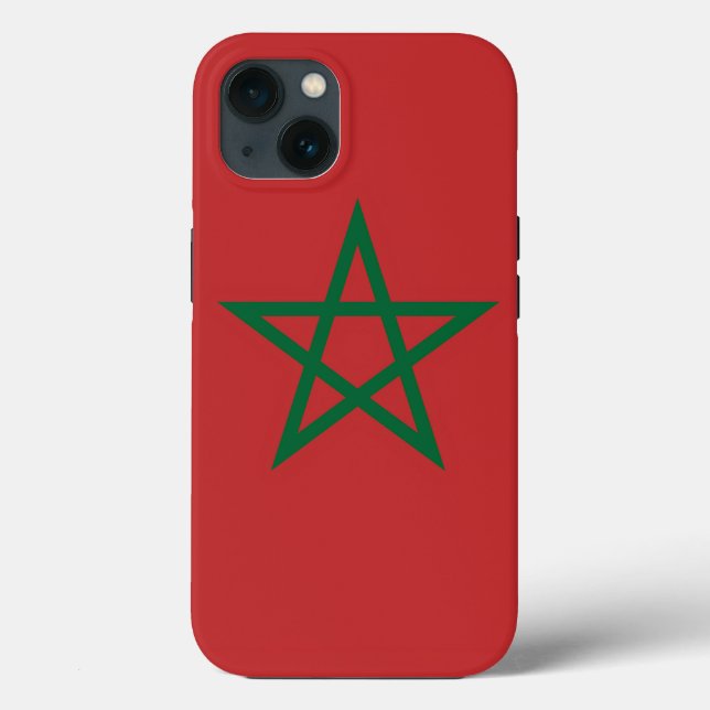 Patriotic Apple Fodral-Mate, Marocko Flagga (Baksida)