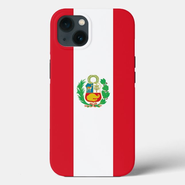 Patriotic Apple Fodral-Mate, Peru flagga (Baksida)