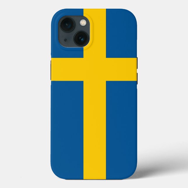 Patriotic Apple Fodral-Mate, Sverige flagga (Baksida)