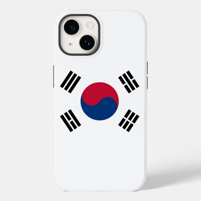 Patriotic Apple Fodral-Mate, Sydkorea flagga-M (Baksida)