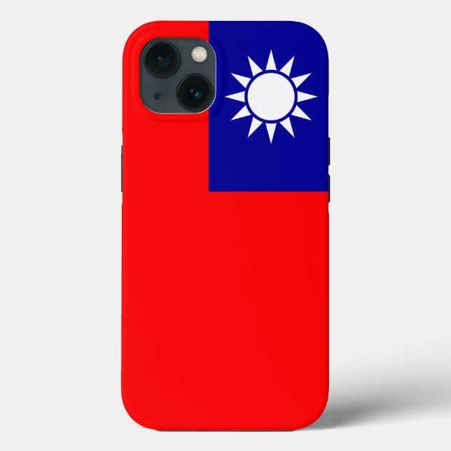 Patriotic Apple Fodral-Mate, Taiwan flagga (Baksida)