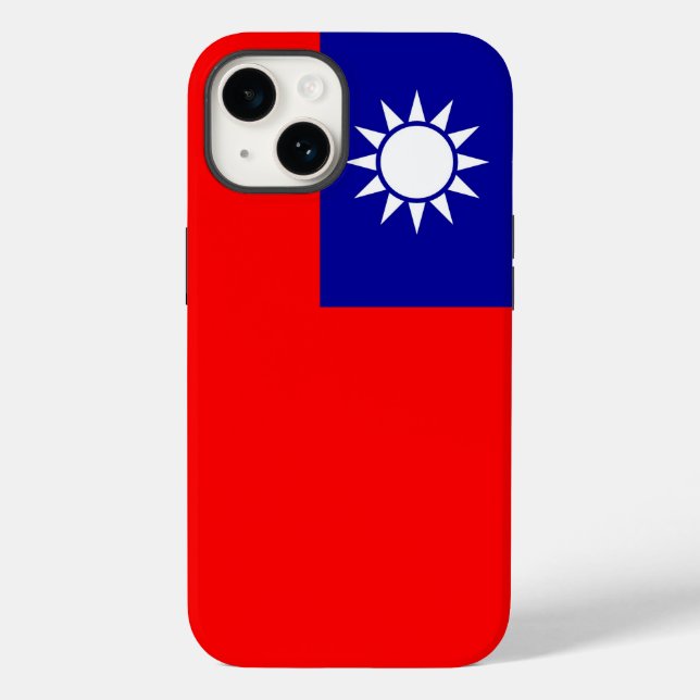 Patriotic Apple Fodral-Mate, Taiwan flagga-Mate i (Baksida)