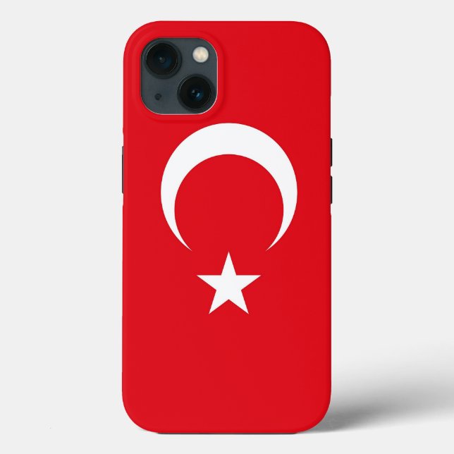 Patriotic Apple Fodral-Mate, Turkiet flagga (Baksida)