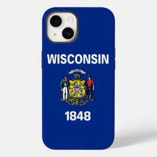 Patriotic Apple Fodral-Mate, Wisconsin flagga