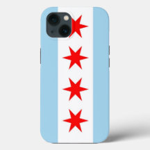 Patriotic Apple iPhone 13 Fodral-Mate, Chicago fla