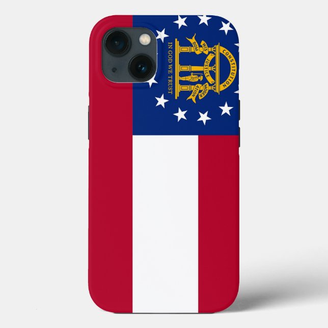 Patriotic Apple iPhone 13 Fodral-Mate, Georgien (Baksida)