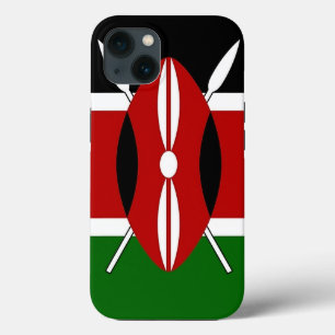 Patriotic Apple iPhone 13 Fodral-Mate Kenya flagga