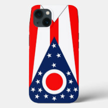 Patriotic Apple iPhone 13 Fodral-Mate, Ohio Flagga