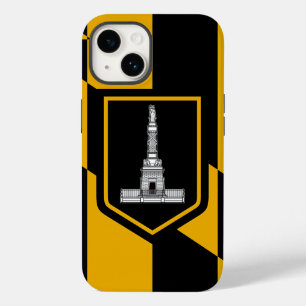 Patriotic Apple iPhone 14 fodral, Baltimore flagga