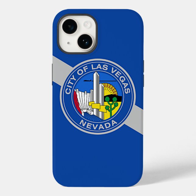 Patriotic Apple iPhone 14 Fodral-Mate, Las Vegas (Baksida)