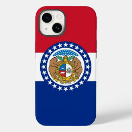 Patriotic Apple iPhone 14 Fodral-Mate, Missouri fl