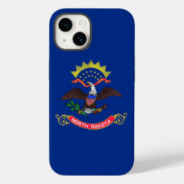 Patriotic Apple iPhone 14 Fodral-Mate, North Dakot