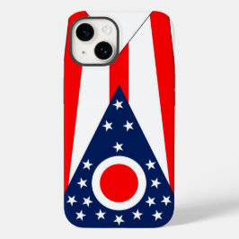 Patriotic Apple iPhone 14 Fodral-Mate, Ohio Flagga