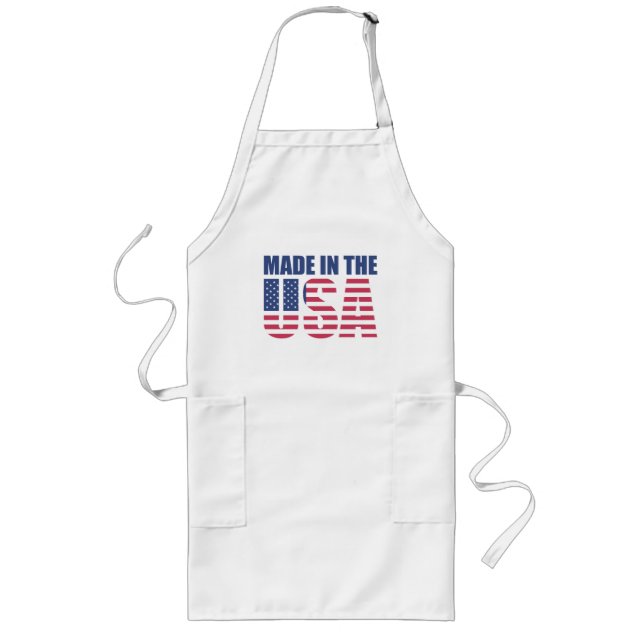 Patriotic Apron Långt Förkläde (Framsidan)