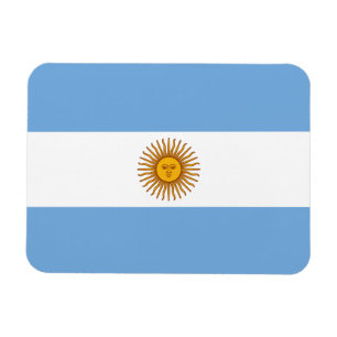 Patriotic Argentinas Flagga Magnet