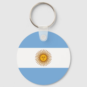 Patriotic Argentinas Flagga Nyckelring