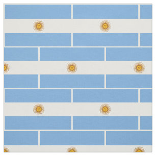 Patriotic Argentinas Flagga Tyg