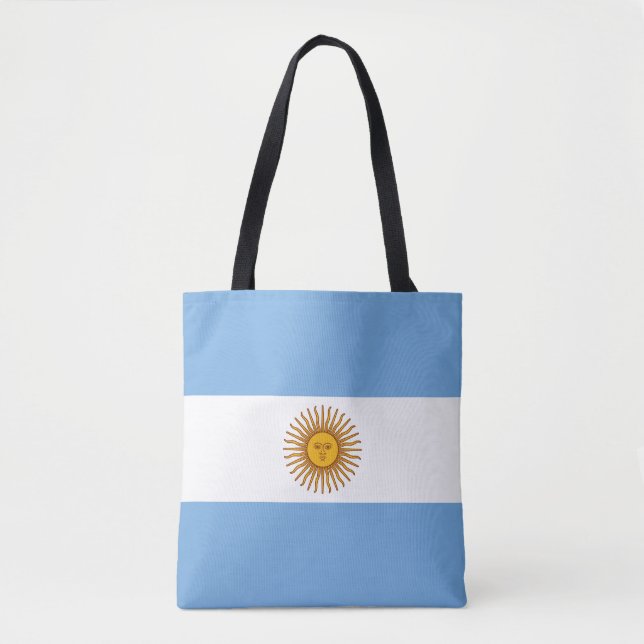 Patriotic Argentinas Flagga Tygkasse (Framsida)