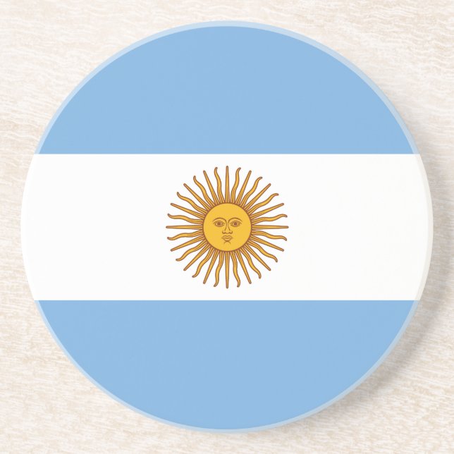 Patriotic Argentinas Flagga Underlägg (Framsidan)