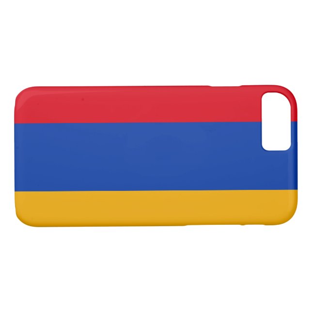 Patriotic Armenian Flagga Case-Mate iPhone Skal (Baksida (horisontal))