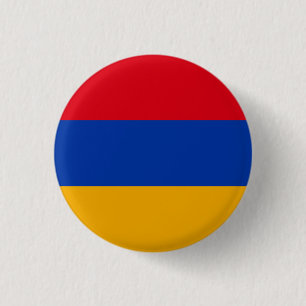Patriotic Armenian Flagga Knapp