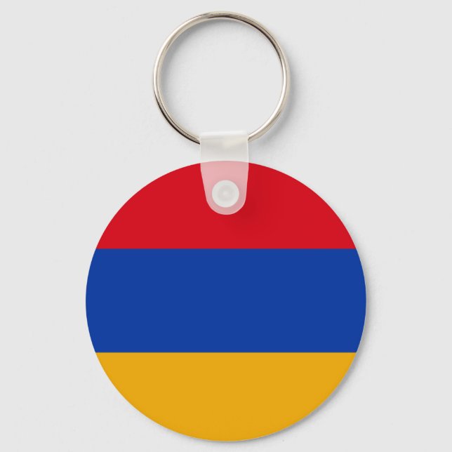 Patriotic Armenian Flagga Nyckelring (Framsida)