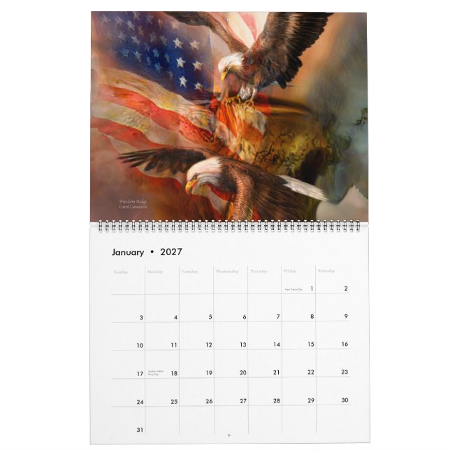 Patriotic Art Calendar 2015 Kalender (Jan 2027)