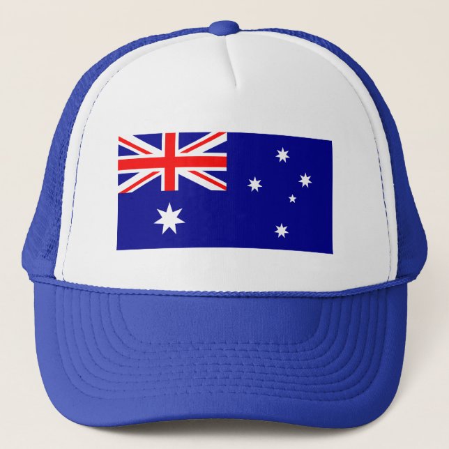 Patriotic Australian Flagga Keps (Framsida)