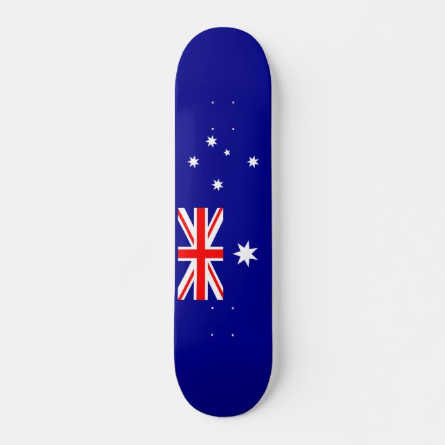 Patriotic Australian Flagga Mini Skateboard Bräda 18,5 Cm (Framsida)