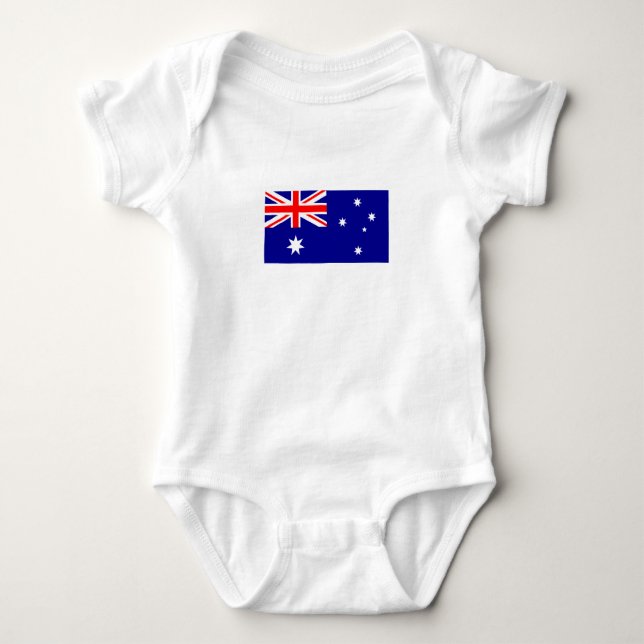 Patriotic Australian Flagga Tee (Framsida)