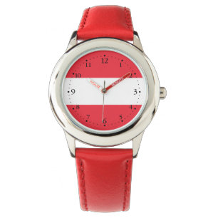 Patriotic Austria Flagga Armbandsur