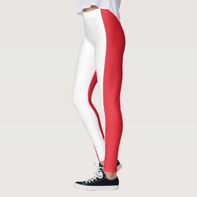 Patriotic Austria Flagga Leggings (Vänster)