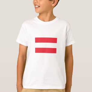 Patriotic Austria Flagga T Shirt