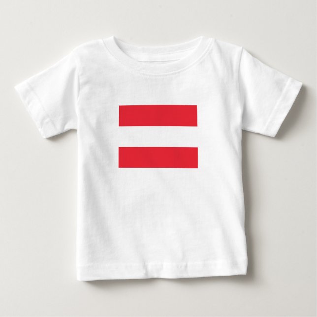Patriotic Austria Flagga T-shirt (Framsida)